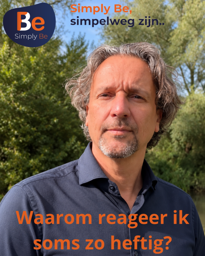 Waarom reageer ik soms zo heftig? Coach die zich dat afvraagt.