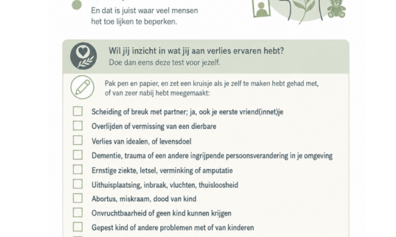 Test welk verlies heb jij al geleden?